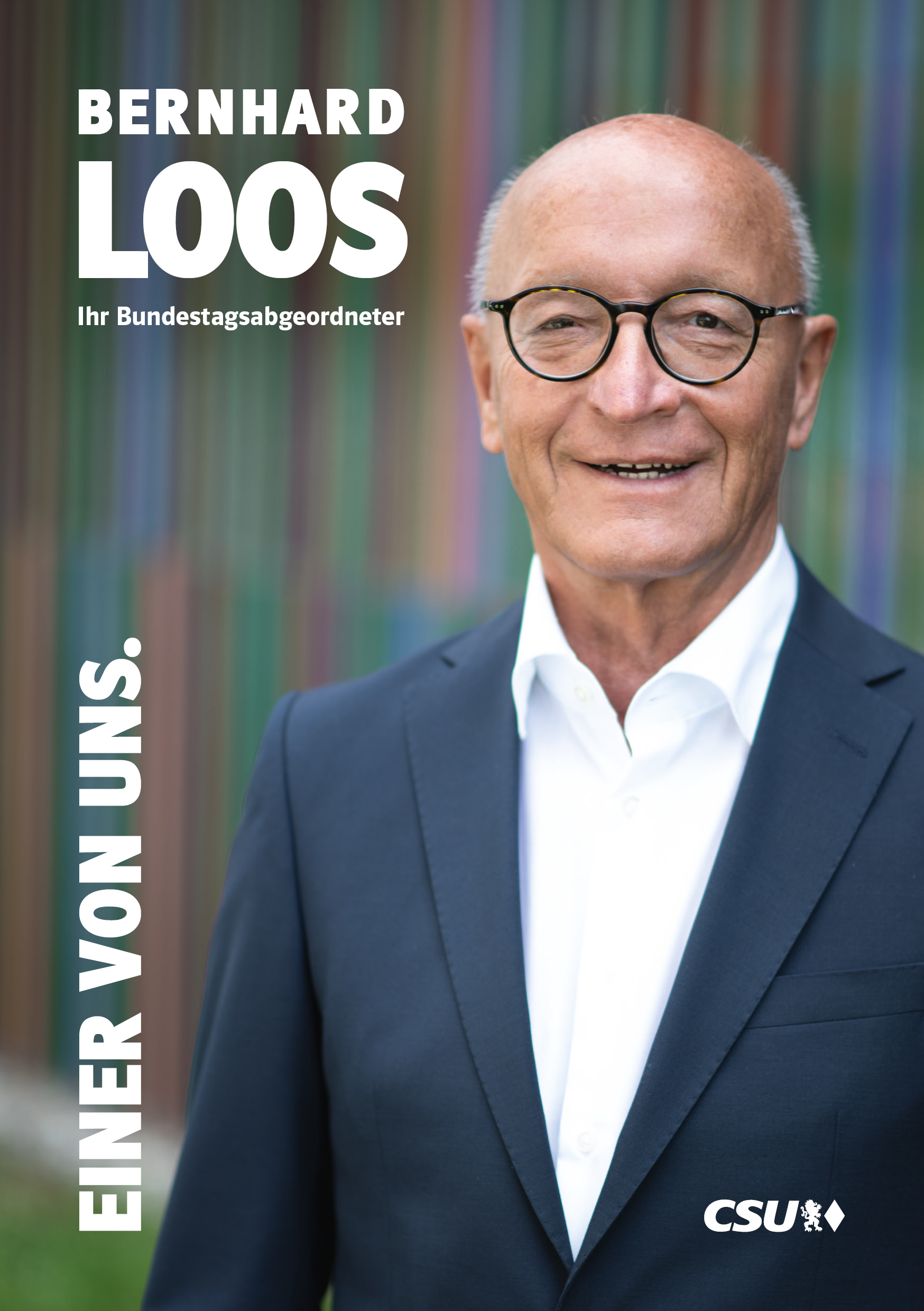 Bernhard Loos - Titelseite Broschüre zur Bundestagswahl